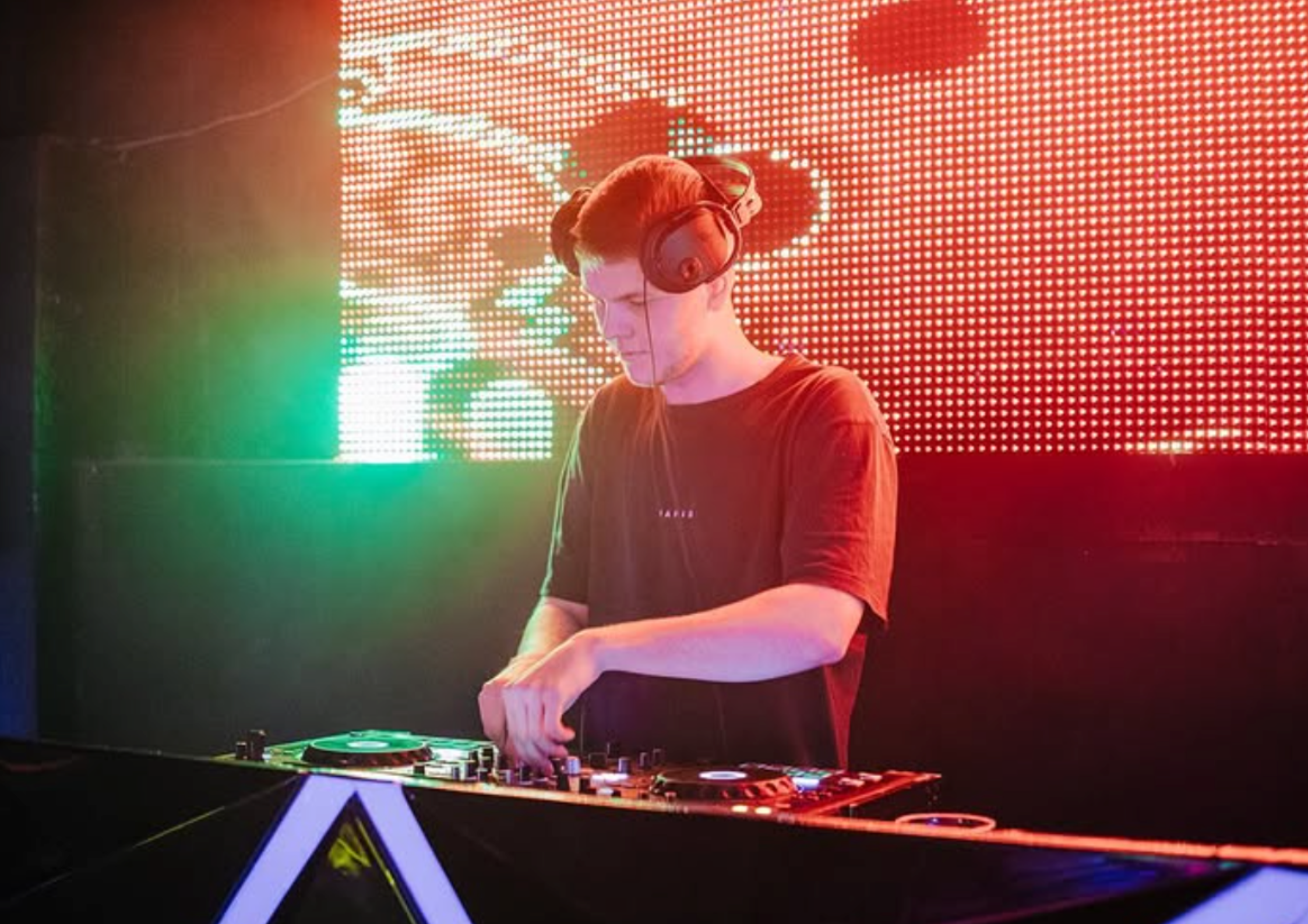 Portrait side profile with dramatic lighting